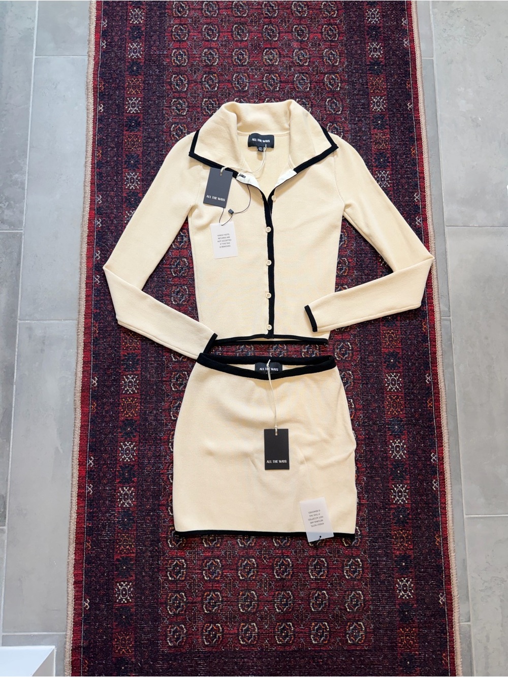 NWT All the Ways Long Sleeve Skirt Set